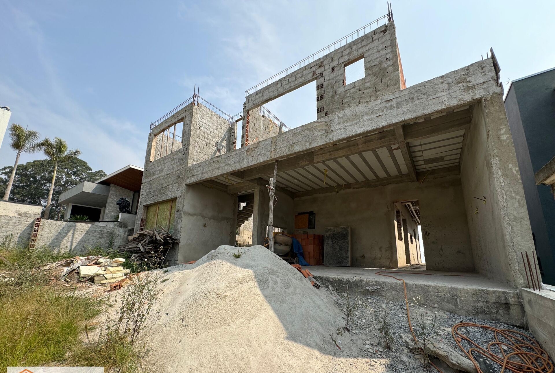 Foto 2 de Casa em contrução à venda no condominio Campos do Conde